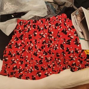 Banana republic printed mini skirt